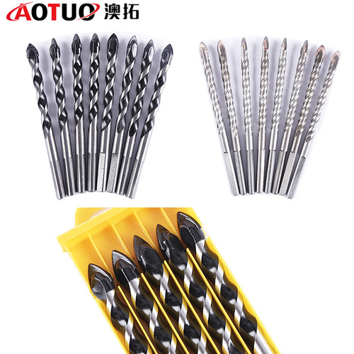 Electric drill accessories, ceramic drill bit, extended triangular handle, ceramic tile drill bit, tile glass hole opener