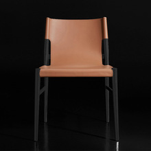 意式极简餐椅现代简约小户型家用咖啡厅酒店椅ins北欧设计师椅子