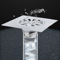 Factory wholesale stainless steel odor-proof floor drain 5-inch single and double use floor drain anti-insect anti-rust thickened non-stagnant water