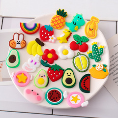 Cartoon soft glue PVC cartoon fruit cute new bracket DIY mobile phone beauty patch jewelry accessories patch manufacturer