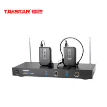Takstar/得胜 TS-6700PP 无线麦克风卡拉ok演唱K歌领夹一拖二话筒