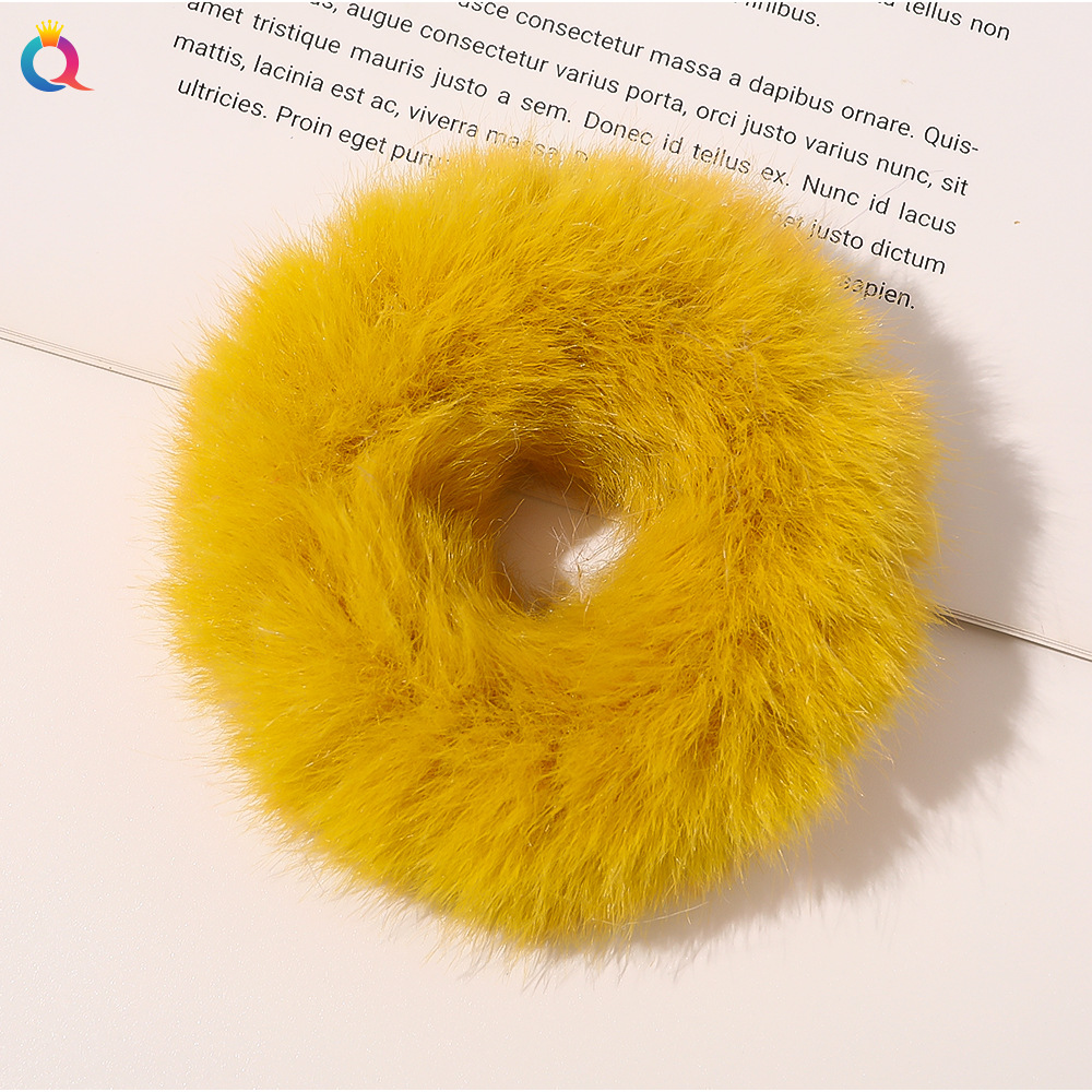 Soft Imitation Rabbit Fur Hair Rope display picture 3