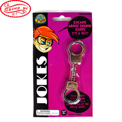 Cross-border Halloween props prank handcuffs school surroundings children's game toy plastic handcuff model