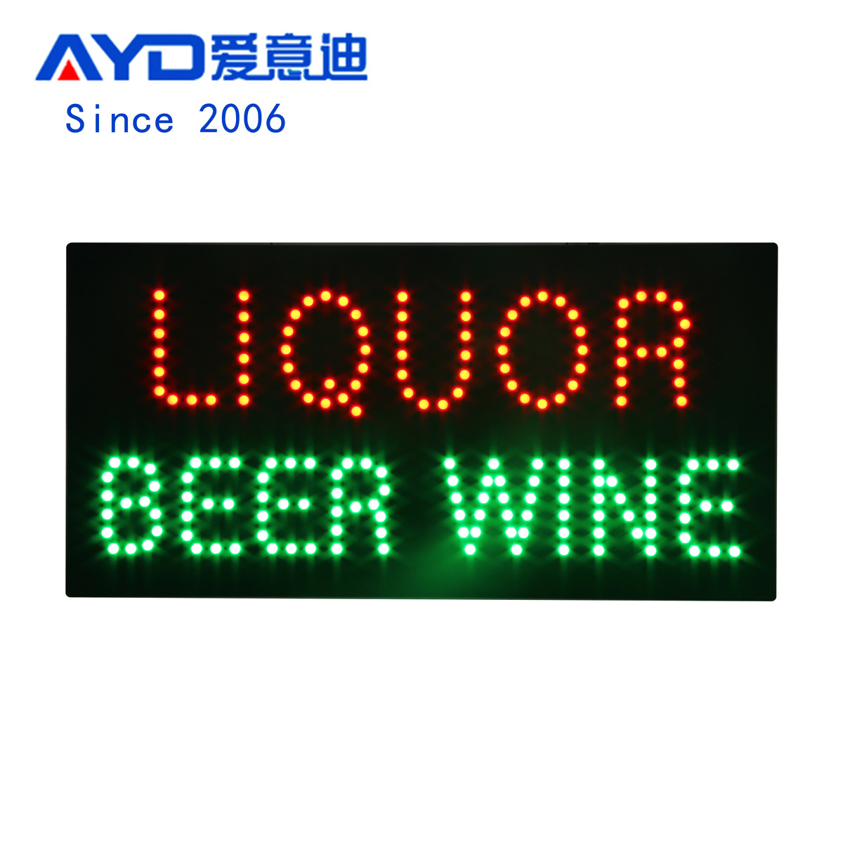 跨境LED广告牌 发光字营业指示牌挂牌LED LIQUOR BEER WINE SIGN