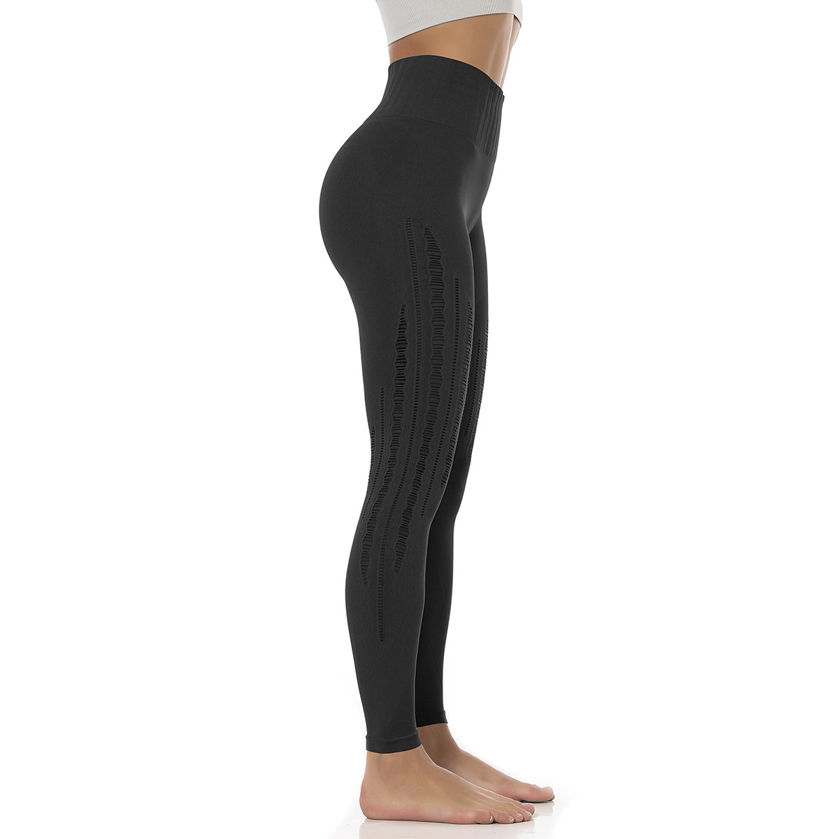 women s breathable quick-drying seamless high waist fitness pants  NSNS11054