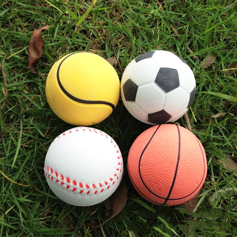 Dog bite ball 6.3cm rubber ball elastic ball pearl ball pet toy ball manufacturers spot low price wholesale
