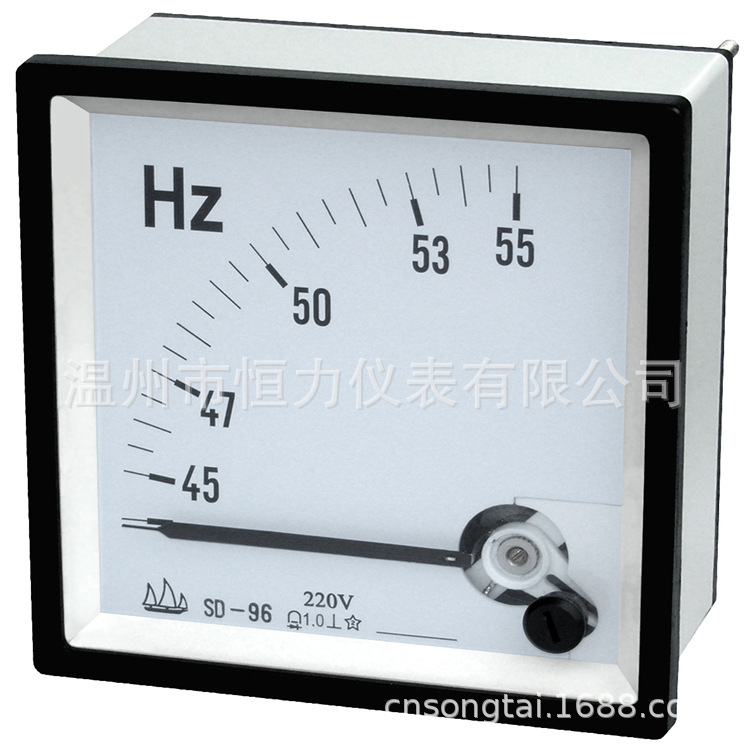 厂家直销SD-96出口型频率表指针频率表HZ表
