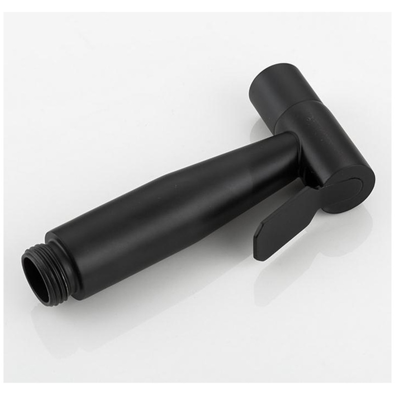 Cross-border manufacturer 304 stainless steel black baked paint spray gun for women's washers, black toilet spray gun set, toilet companion undefined