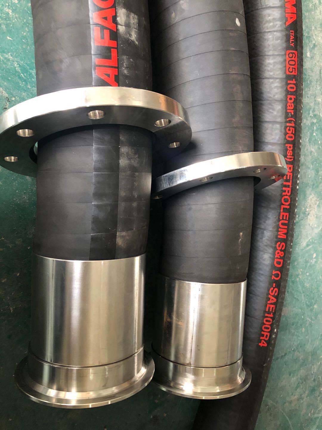 ALFAGOMMA油管  法兰接头  内衬钢丝  抗压性好