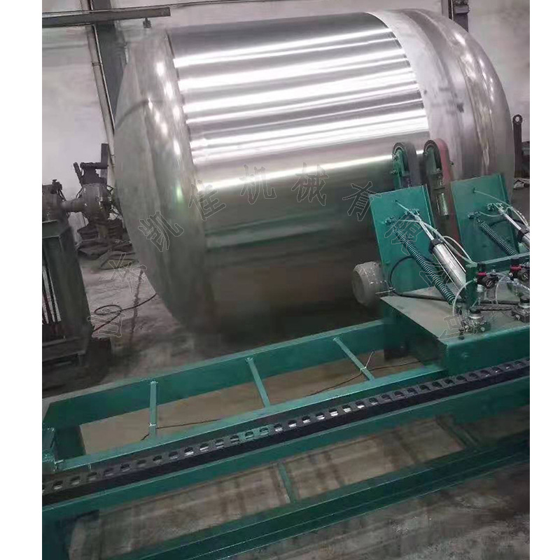 罐体抛光机  不锈钢封头抛光机 椭圆形砂带抛磨机 筒体表面拉丝机