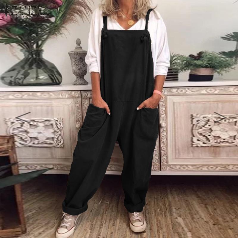 Women's Holiday Daily Simple Style Solid Color Full Length Casual Pants Overalls display picture 1