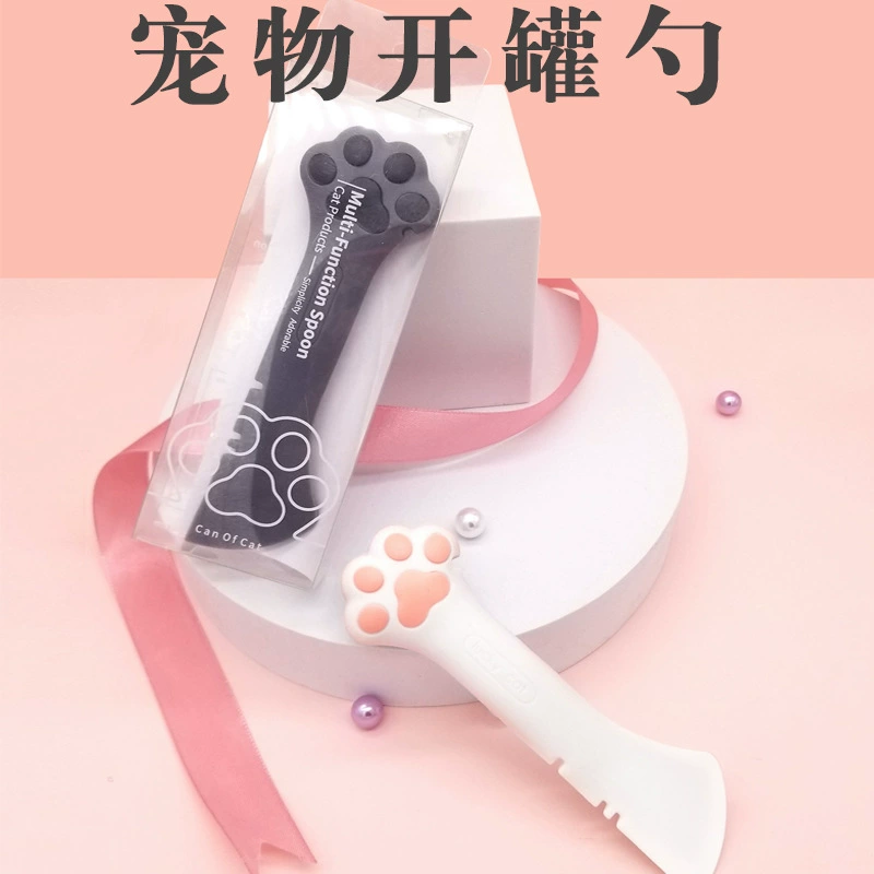 ПЭТ консервный нож Кошачий коготь консервный нож ложка многофункциональный консервный нож кошка еда ложка ПЭТ Бутылка открывалка ложка