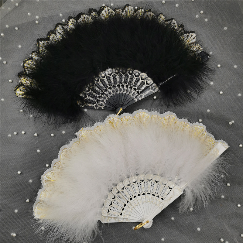 Lolita's new classical feather folding f...