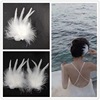 White hair accessory, hairgrip suitable for photo sessions, internet celebrity