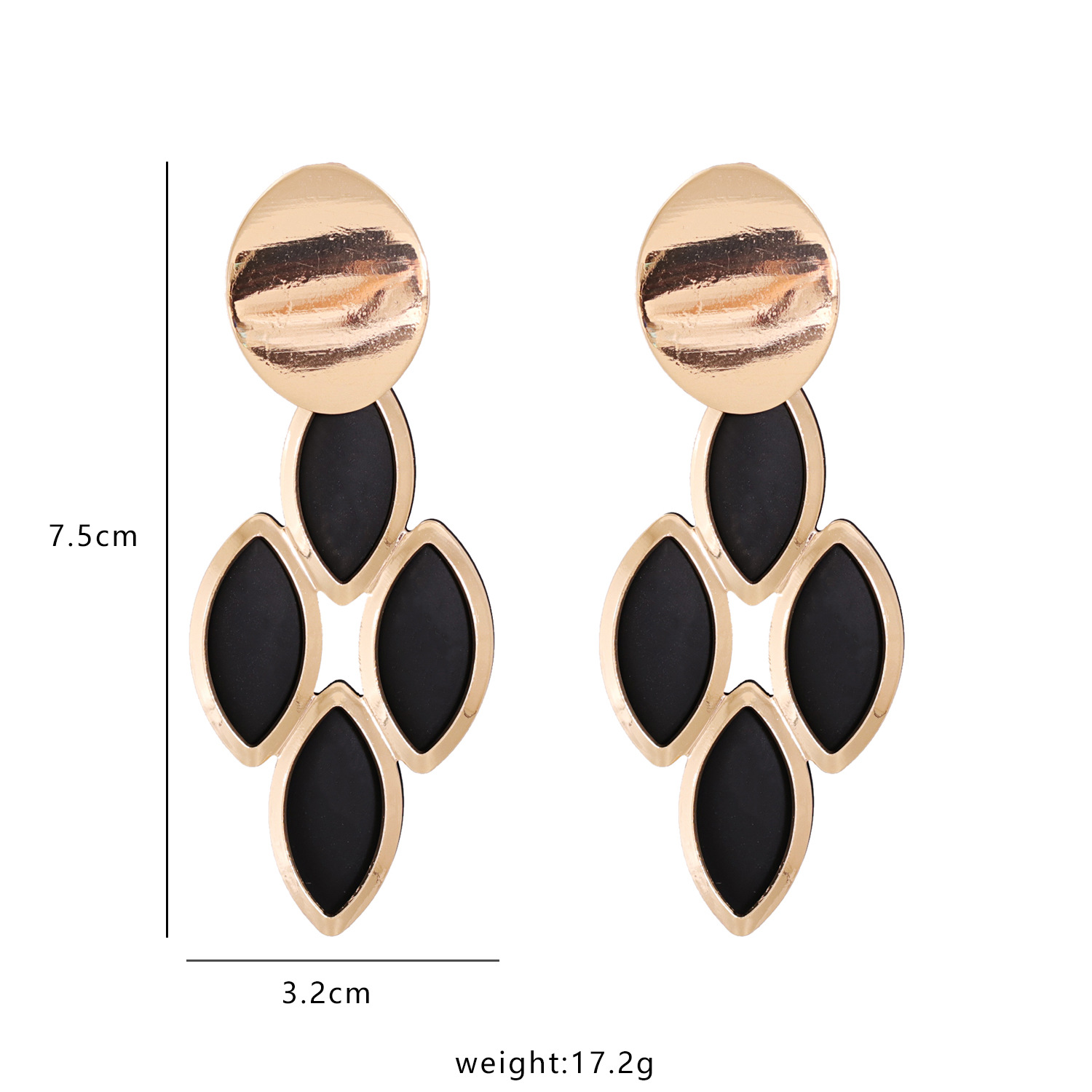 Fashion Plant Leaf Earrings display picture 13