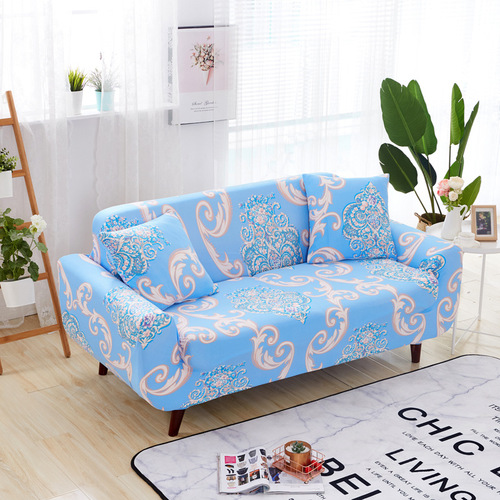 Sofa cover all-inclusive swastika fabric four-season elastic sofa cushion leather sofa towel single full cover combination universal type