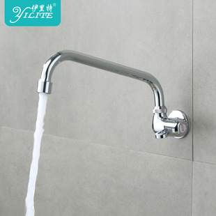 Copper in-wall concealed single water dish basin faucet swivel sink basin faucet alloy in-wall single faucet