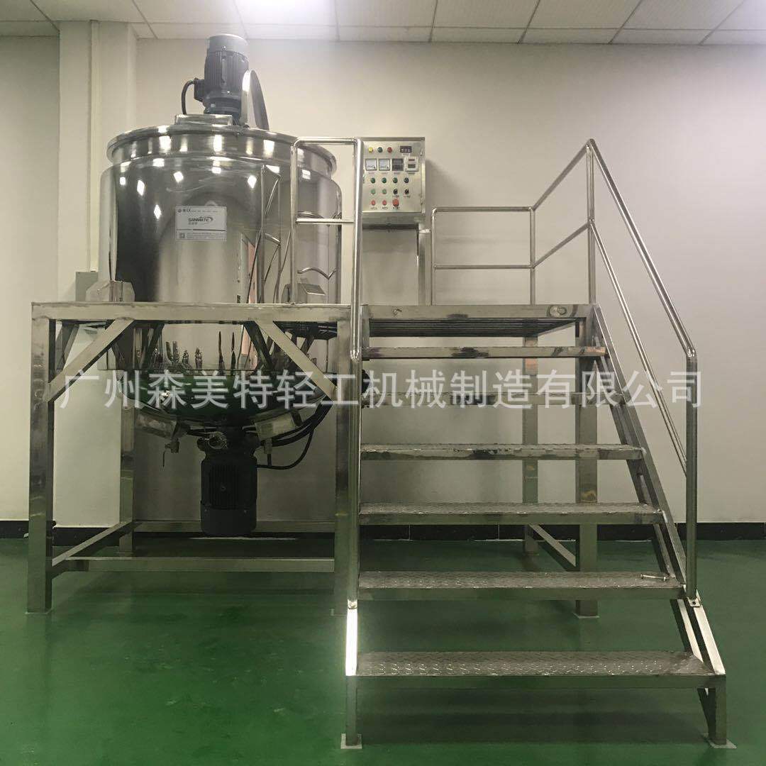 混合加热搅拌锅 一吨皂液搅拌罐 洗手液搅拌机 乳化搅拌设备