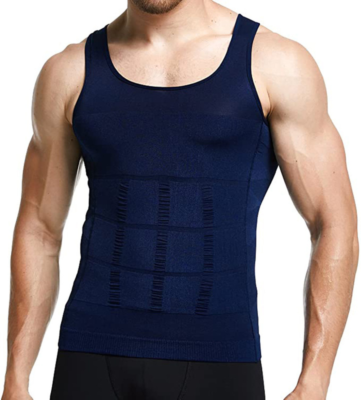 Men's body-shaping vest Slim beer belly corset abdomen tight body underwear a generation of hair