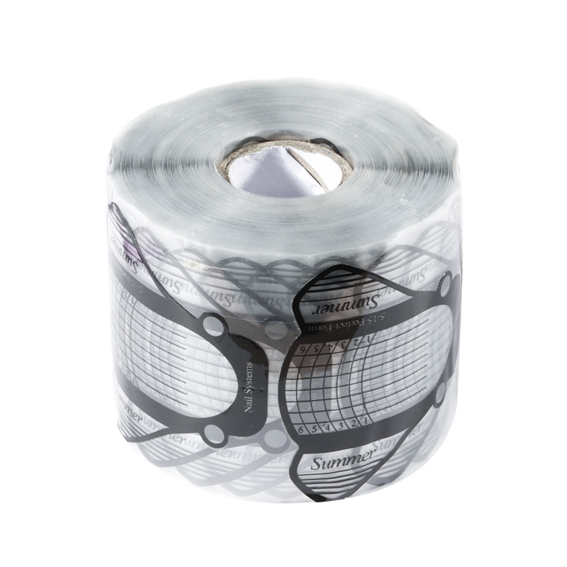 Suministro transfronterizo de uñas de PVC titular de papel de cristal de extensión de uñas titular de papel negro mosca avión titular de papel herramientas de uñas