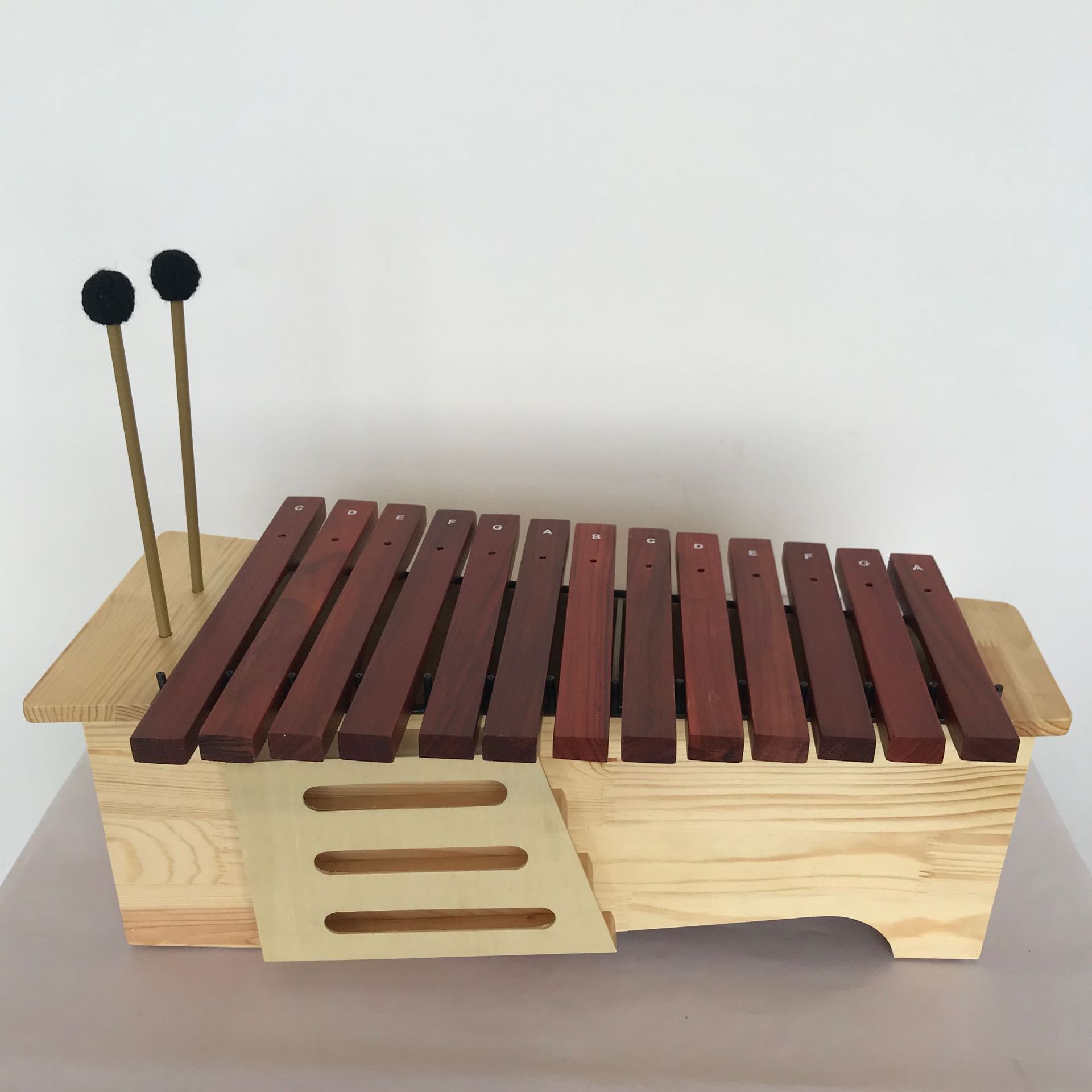 Orff instruments percussion teaching instruments thirteen-tone redwood xylophone key-changing xylophone treble bass xylophone