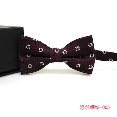Factory direct supply of men's bow tie, groom, best man, emcee, formal suit, Korean style trendy bow tie