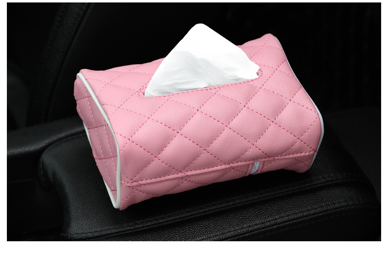 Three-dimensional (3D) Pendant Shape Pu Leather Material Pu Car Seat Back Tissue Box Wholesale Nihaojewelry