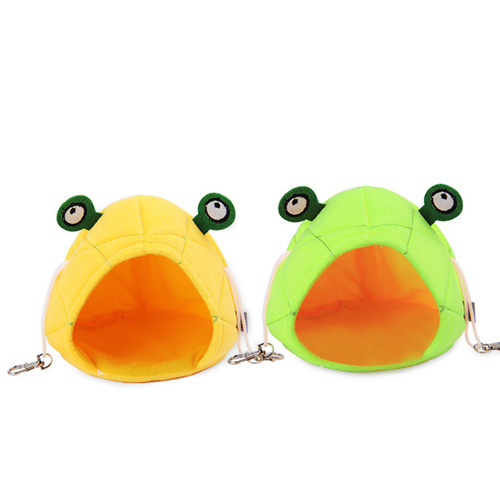Pet banana nest Cartoon fruit pineapple frog cotton nest Creative new moon boat can hang hamster hammock
