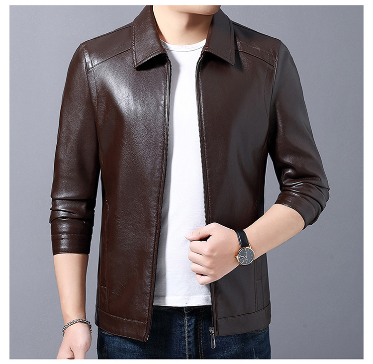 Veste en cuir homme - Ref 3443688 Image 38