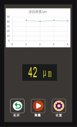 Портативный бесконтактный инструмент толщины порошкового покрытия бесконтактный инструмент толщины покрытия влажная пленка