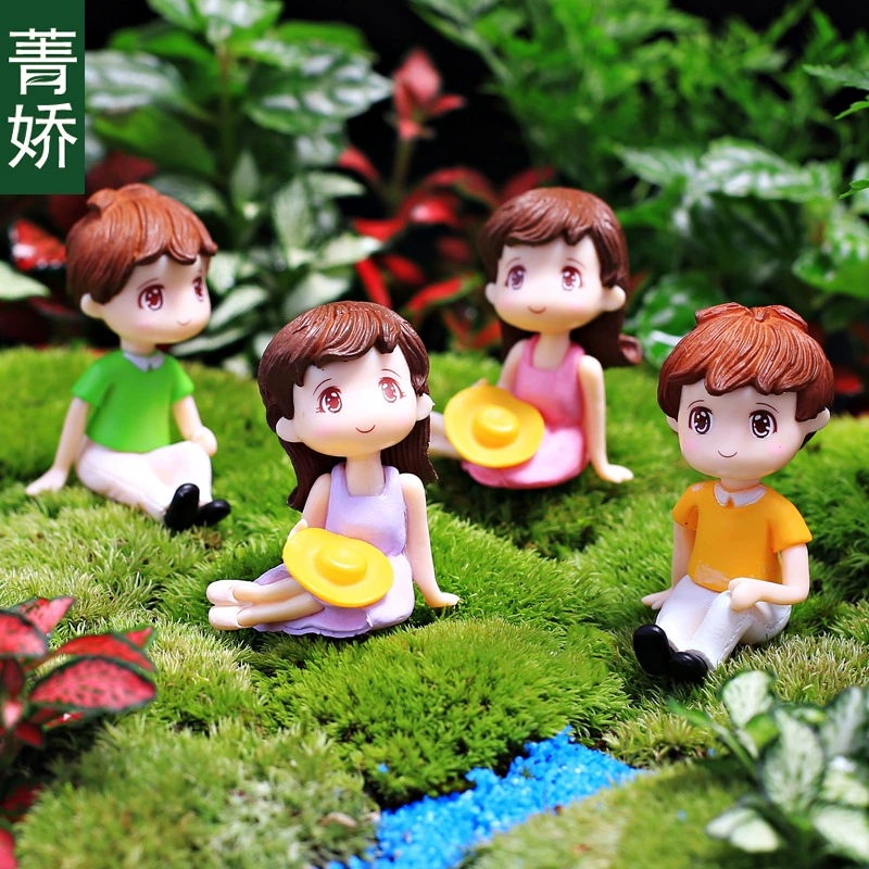 Ищу пары мох микроландшафтные украшения мясистые растения декоративные куклы бонсай мини-фигурка DIY материал