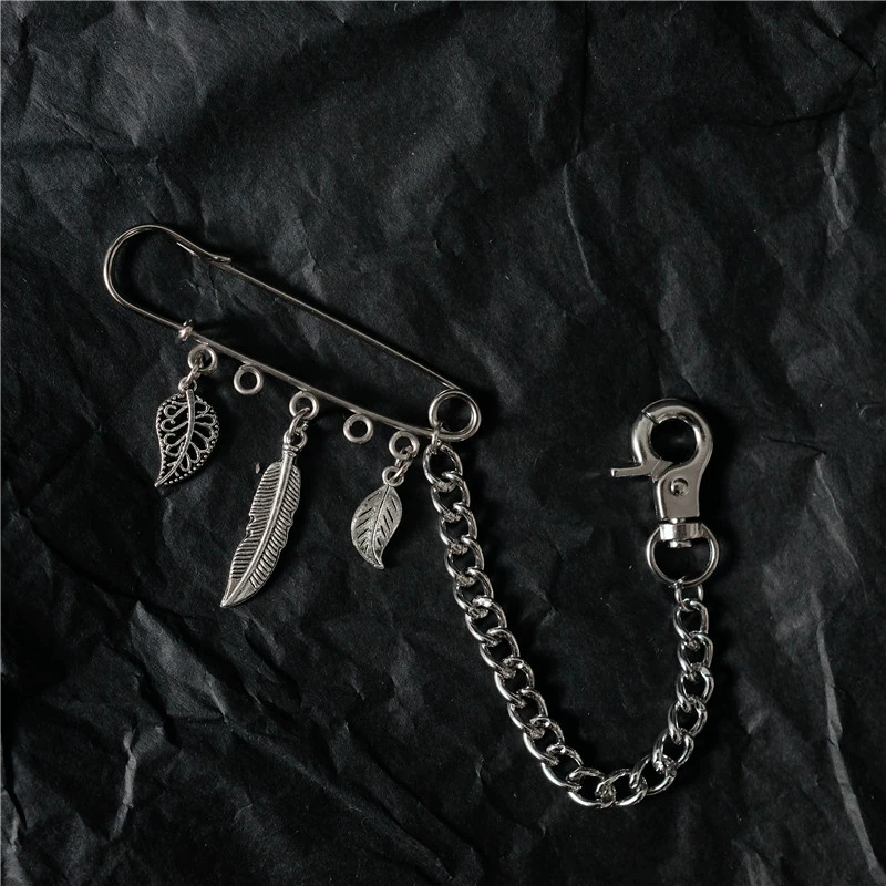 Прибой, ретро цепь, булавка, брошь, модные украшения для мужчин и женщин