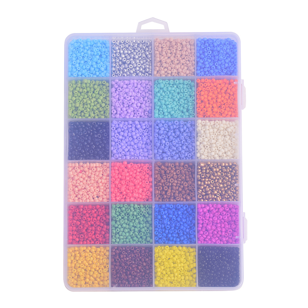 Acrylic Beads Plastic Round Beads Candy Color Straight Holes Loose Beads Jewelry  Wholesale display picture 6