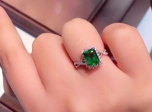 18k����Ȼ�ʯ��ĸ�G��ָ �OӋ��߶��錚����΢��ָһ�����l
