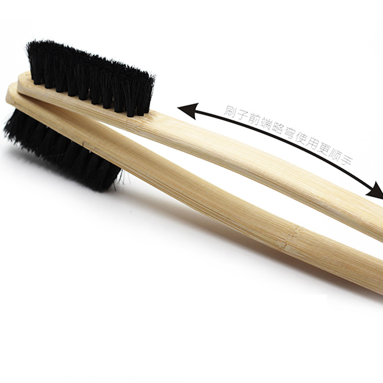 automobile Steel ring Wheel hub Cleaning brush engine clean brush lengthen multi-function Bamboo handle Bristle Tire Brush