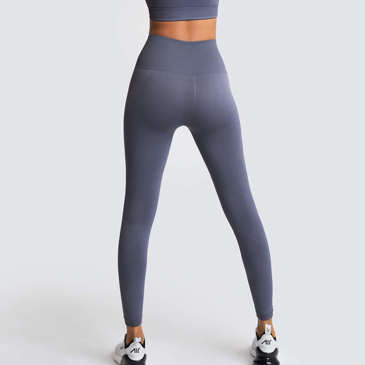 seamless solid color breathable quick-drying fitness pants  NSNS12226