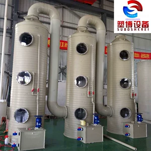 Guangdong Subo специализируется на полипропиленовых распылительных башнях, оборудовании для мойки, полипропиленовых пластиковых башнях для очистки кислотным туманом, распылительных башнях, башнях кислотного тумана