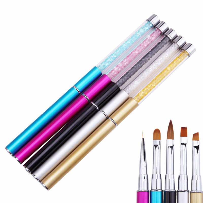 Nail Art Rhinestone Carving Pen Carving Nail UV Gel Drawing Line Nail Art DIY Design Drawing Pen Color Drawing Pen