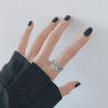 Retro small design brand adjustable ring, Japanese and Korean, trend of season, internet celebrity, on index finger