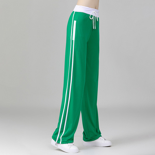 Mumu Square Dance Clothing Sports High Elasticity Dance Pants Group Cheerleading Fitness Routine Ghost Step Dance Training Pants