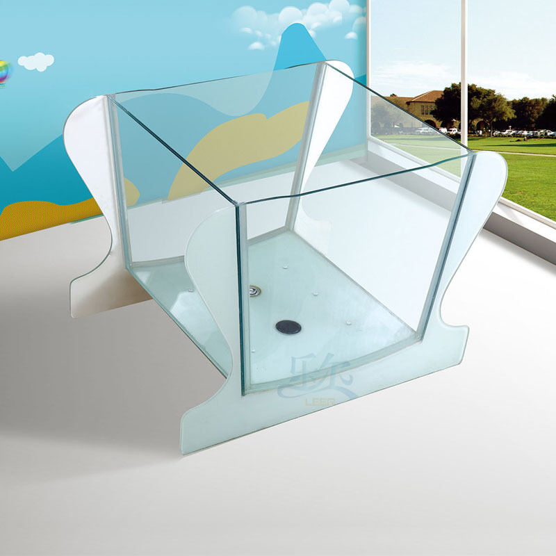 透明鋼化玻璃嬰兒遊泳池泡泡功能兒童遊泳館浴缸嬰兒浴盆