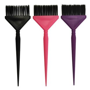 Hair -haired brush tool hair salon, oil dyeing comb, thick single -sided hot dyeing soft hair brush, inverted film brush tail brush