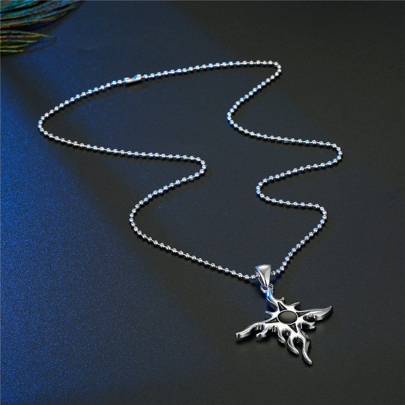 New Trend  Angel Skull Cross Wings Necklace display picture 13