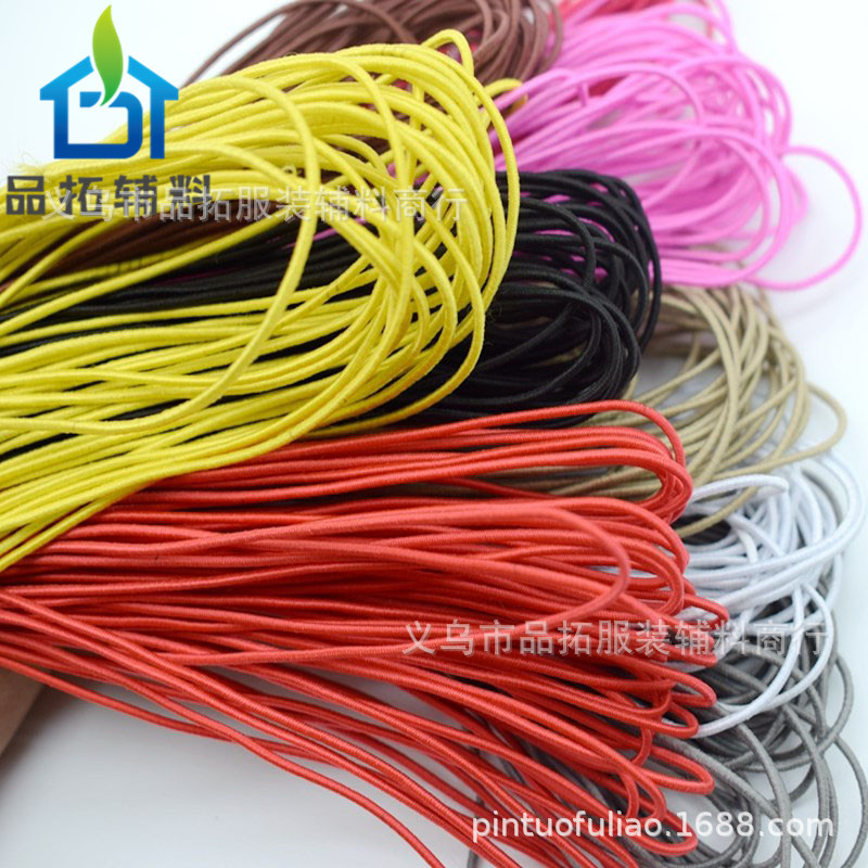 Import elastic strap, woven bracelet, 1.2mm