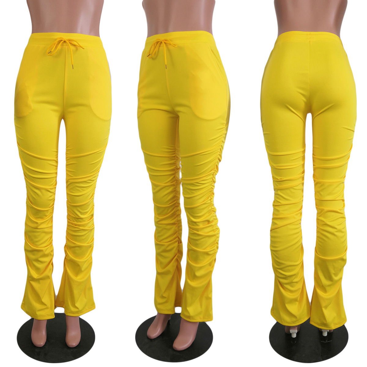 Fashionable High-waisted Pants