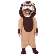兒童連帽演出表演服裝連體哈衣動物造型卡通動物獅子王服裝人偶服