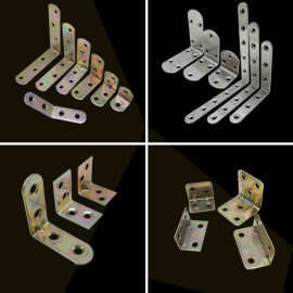 加厚镀彩角码 90度直角相框橱柜五金家具配件连接片桌椅紧固件铁