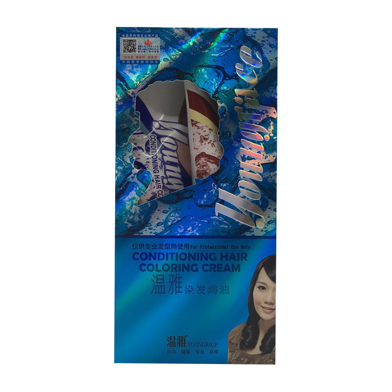 Genteel Dye hair Hot Oil Natural black Hair dye Black oil Dye paste Hair cream