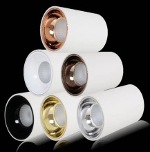 方形筒灯圆形LED明装射灯成品外壳套件批发