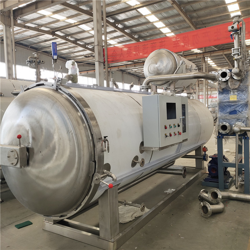 凯朗恩直供瓶装饮料杀菌锅 猪蹄卤制品灭菌锅 卧式蒸汽杀菌釜